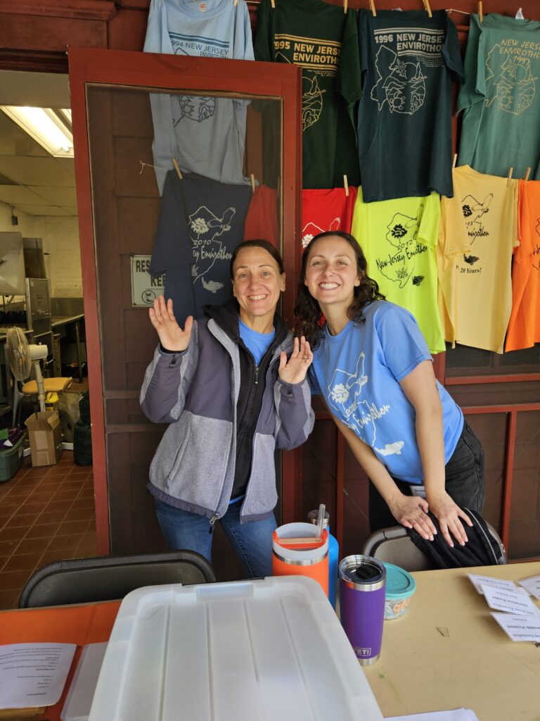 Two girls participating in envirothon