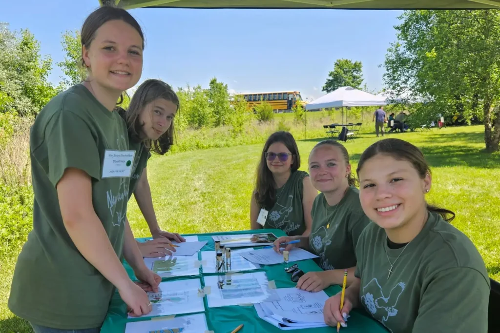 Envirothon kids outside learning