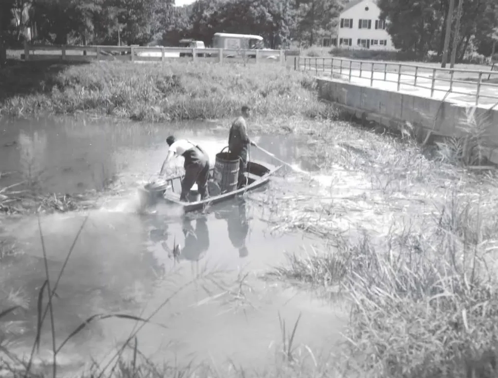 1958 Roy Younger Jim Rice Ocean Twp pond weed control